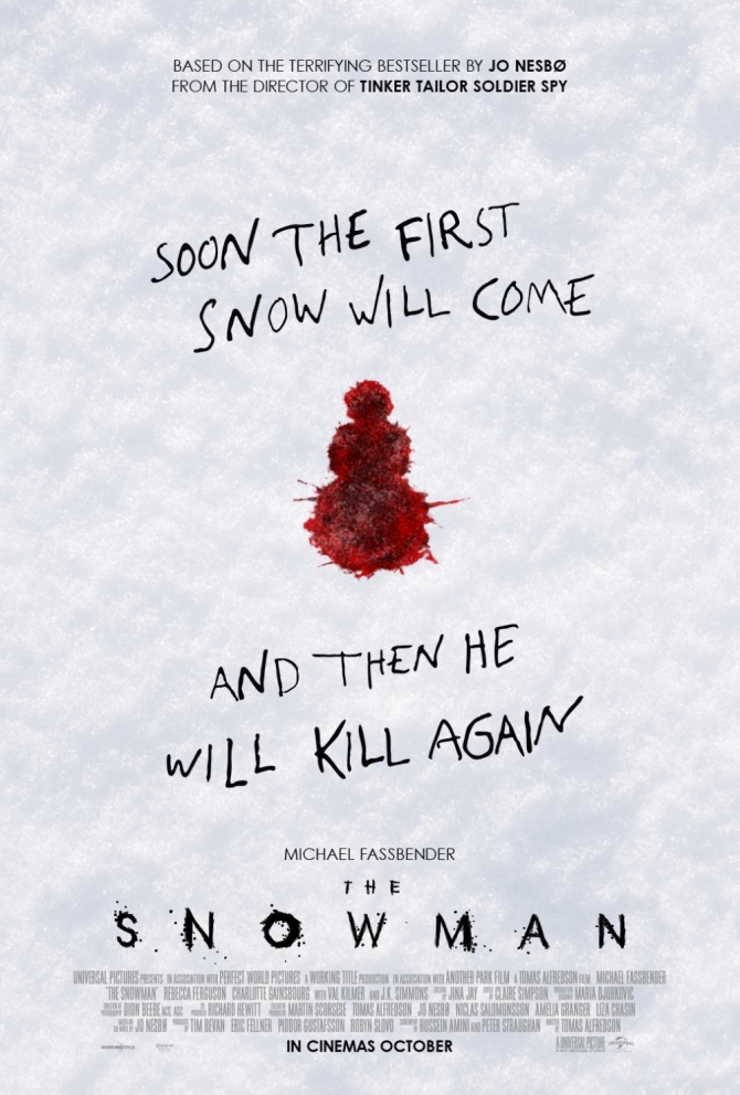 The Snowman, starring Michael Fassbender: the first poster
