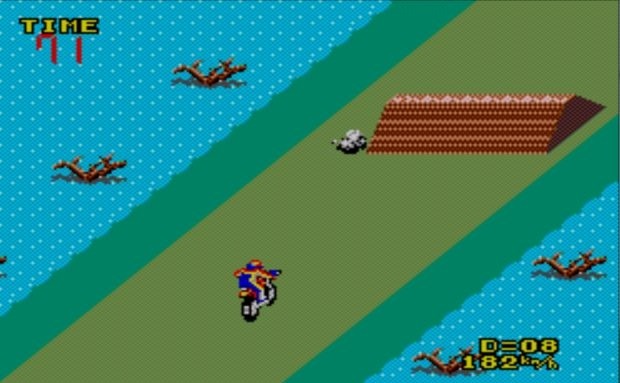 Enduro Racer: the weirdest 80s videogame ending ever?