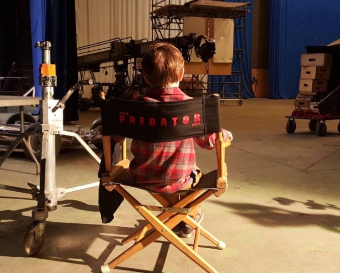 Visiting the set of The Predator