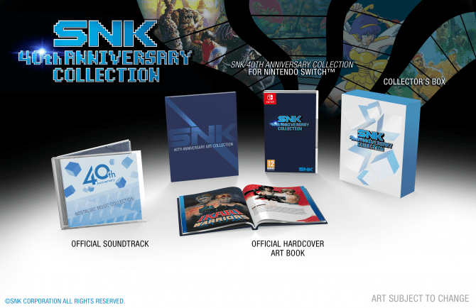 SNK 40th Anniversary Collection coming to Nintendo Switch