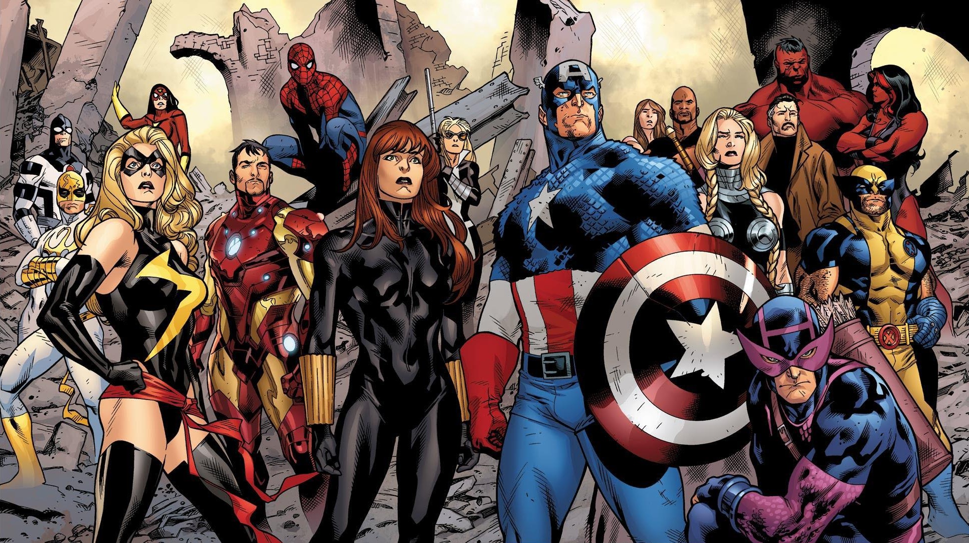 Ms Marvel Avengers By Stuart Immonen Avengers Comics Comic Book Artwork Comic Book Heroes