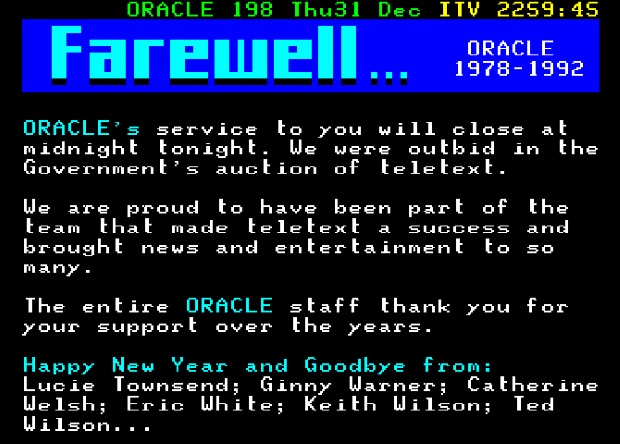 The life and death of teletext, and what happened next