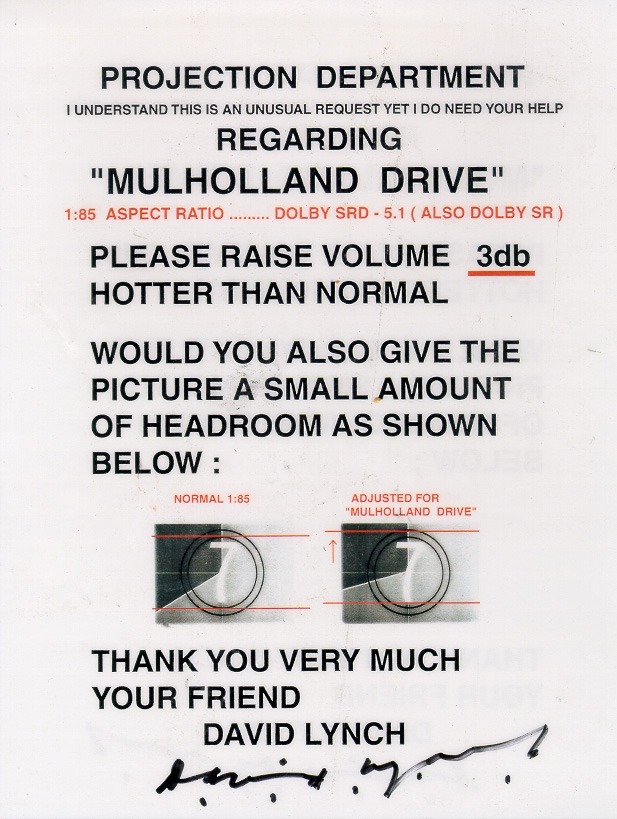 The best letters film directors sent to projectionists