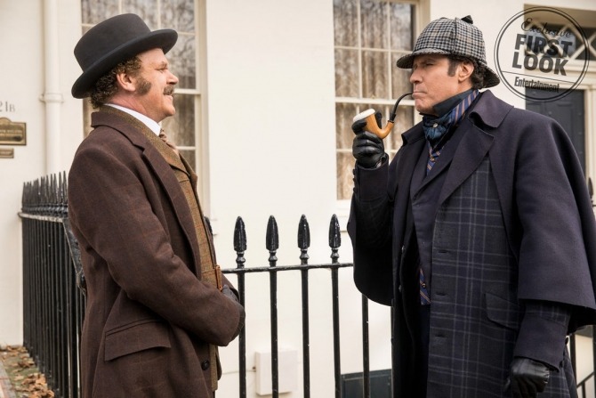 First look at Will Ferrell and John C Reilly as Holmes and Watson