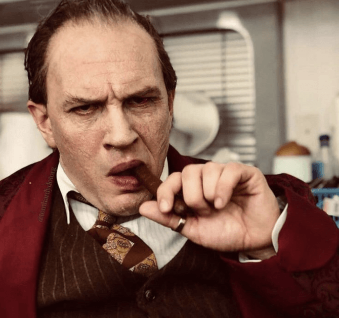 Tom Hardy is unrecognisable as old man Al Capone