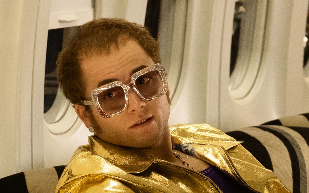 First look at Taron Egerton as Elton John