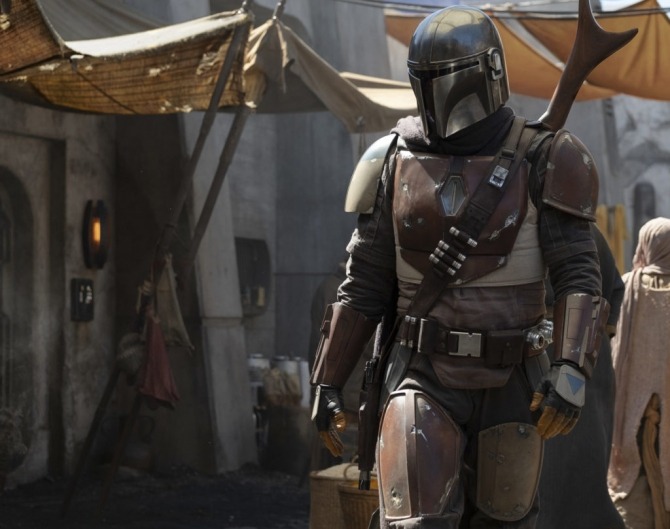 Star Wars: The Mandalorian - George Lucas visits the set