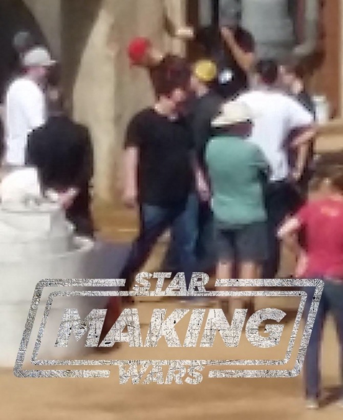 Star Wars: The Mandalorian - George Lucas visits the set