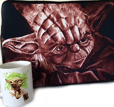 15" Yoda Laptop Sleeve and Mug
