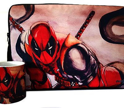 15" Deadpool Laptop Sleeve and Mug