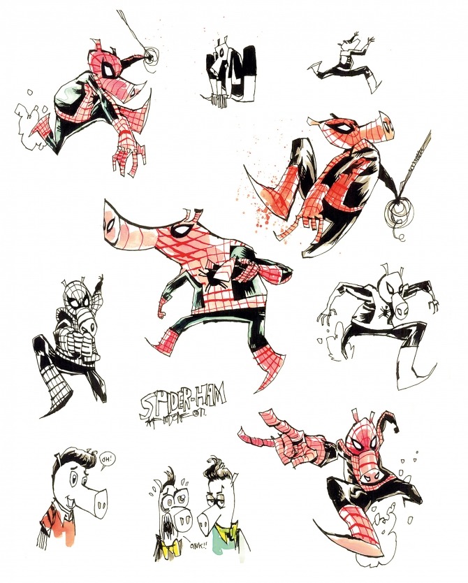 Spider-Man: Into The Spider-Verse: exclusive concept art