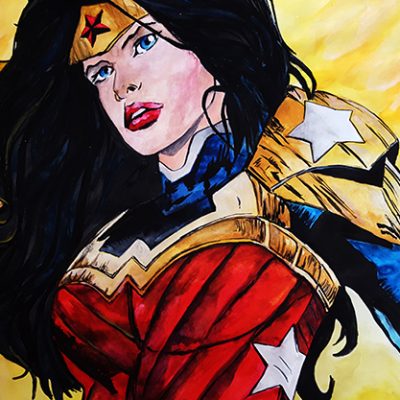 Small Wonderwoman Mouse Pad