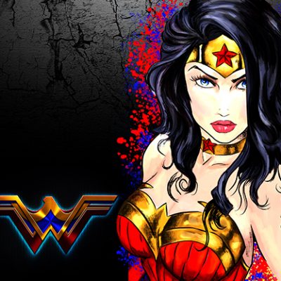 Small Wonderwoman 2 Mouse Pad