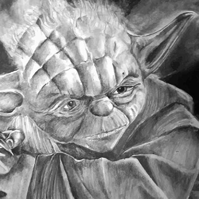 Small Yoda Mouse Pad