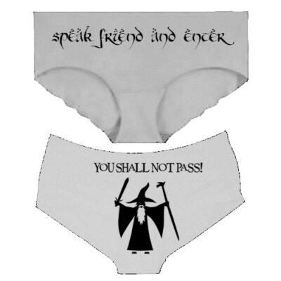 Speak Friend and Enter Boyleg Panties