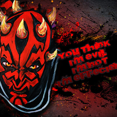 Small Darth Maul Mouse Pad