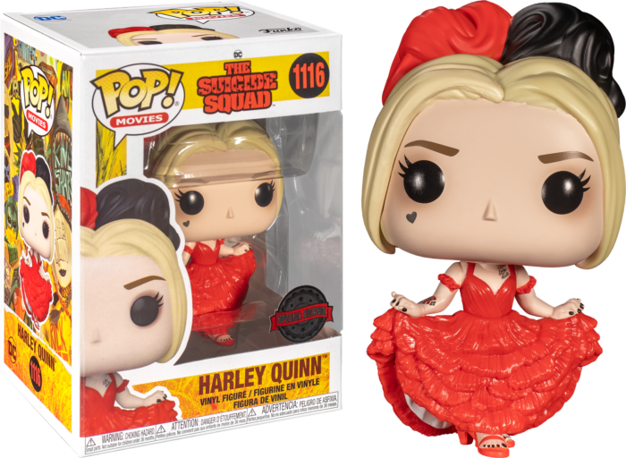 Funko Pop!: The Suicide Squad - Harley Quinn (Dress) Exclusive - The Dark  Carnival