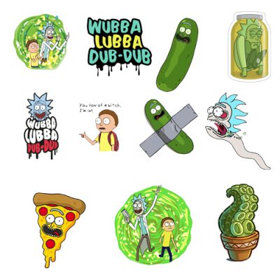 Rick and Morty Sticker Pack 1