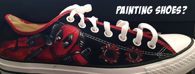Painting shoes?