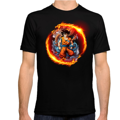 CD - Dragon Ball Z Goku Fire Ring T-shirt