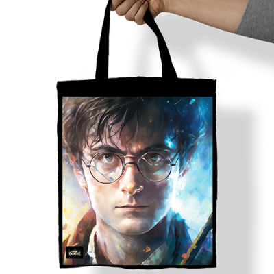 Harry Denim Tote Bag