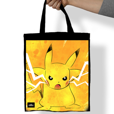 Pikachu 2 Denim Tote Bag