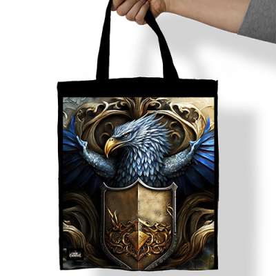 BlueMagic House Denim Tote Bag