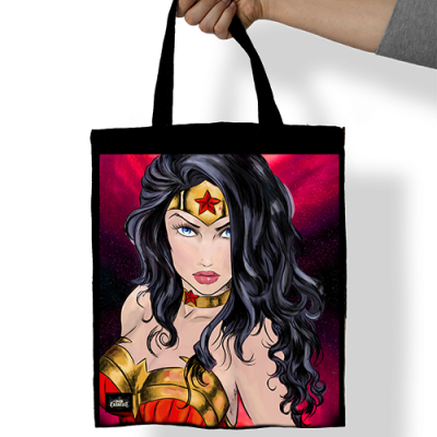 Wonderwoman 1 Denim Tote Bag