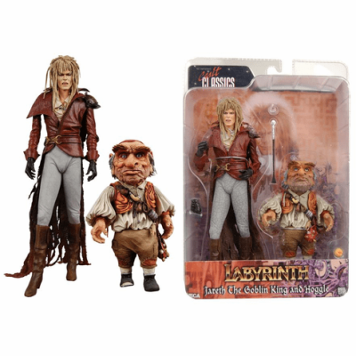NECA - Labyrinth Jareth and Hoggle Action Figures