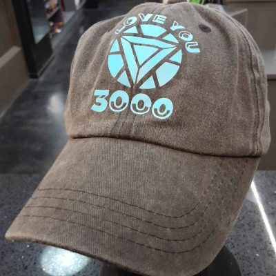 I love you 3000 Glow in the Dark logo Cap