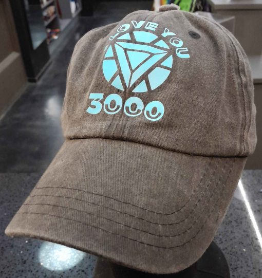 I love you 3000 Glow in the Dark logo Cap