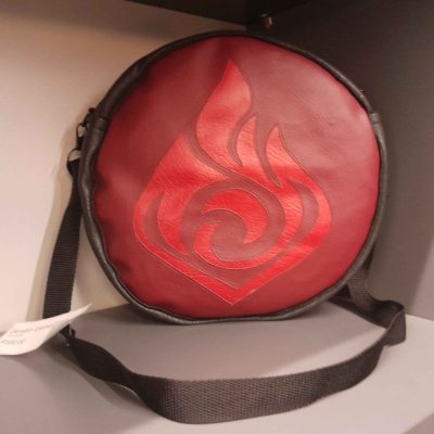 Genshin Impact Pyro Element Symbol Fan-Made Round Sling Bag