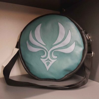 Genshin Impact Anemo Element Symbol Fan-Made Round Sling Bag