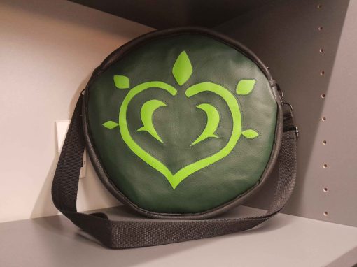 Genshin Impact Dendro Element Symbol Fan-Made Round Sling Bag