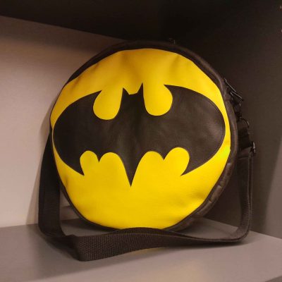 Classic Batman Symbol Fan-Made Round Sling Bag