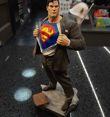 Superman Suit Up Statue