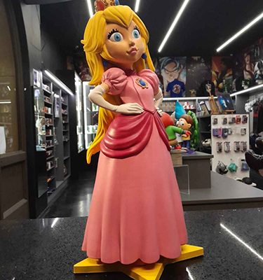 Princess Peach 3D Printed Figurine