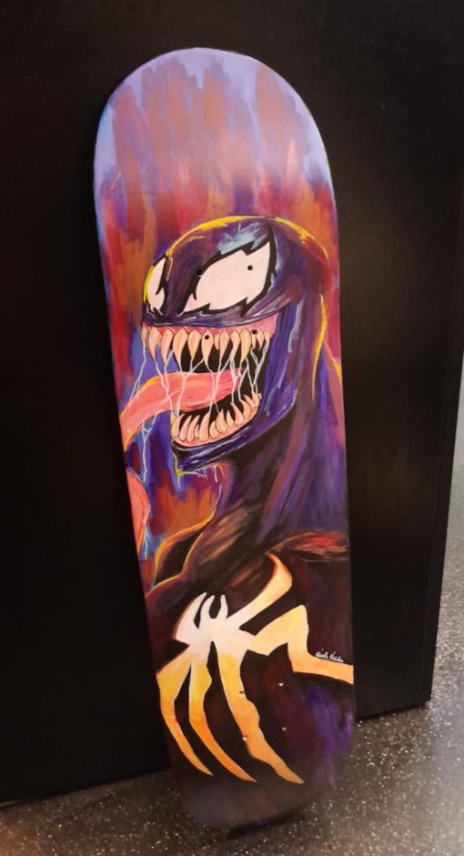 Venom Art Skateboard - Image 2