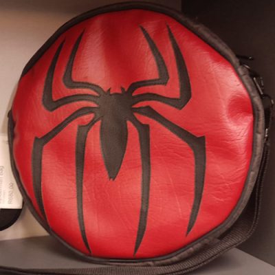 Spiderman Symbol Fan Made Round Sling Bag