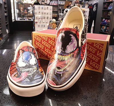 Venom Size 8 Hand Painted Vans