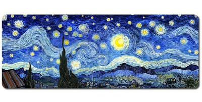 Starry Night van Gough Desk Mat