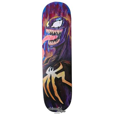 Venom Art Skateboard