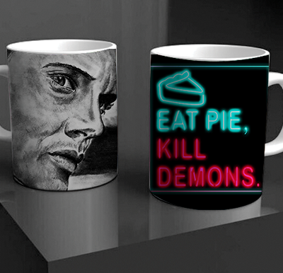 Supernatural - Dean: Eat pie Kill Demons Mug