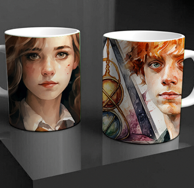 Wizard Pals Watercolor Mug