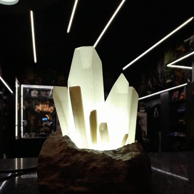 Ice Crystal 3D Printed Lamp