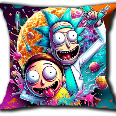 Rick and Morty 3 Cushion