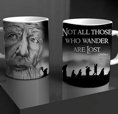 LOTR - Gandalf - Not all those who wander are lost Mug