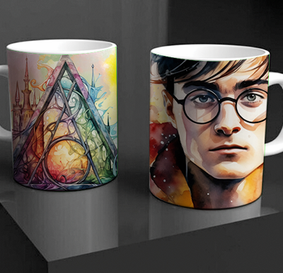 Wizard Watercolour Mug