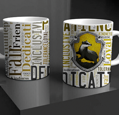 Wizard School Word CollageYellow House Mug