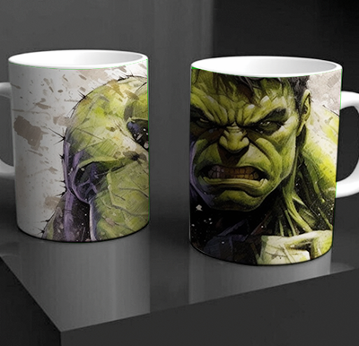 Hulk Watercolour Mug